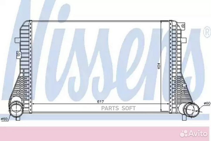 Интеркулер VW passat (2005) 2.0 TDI