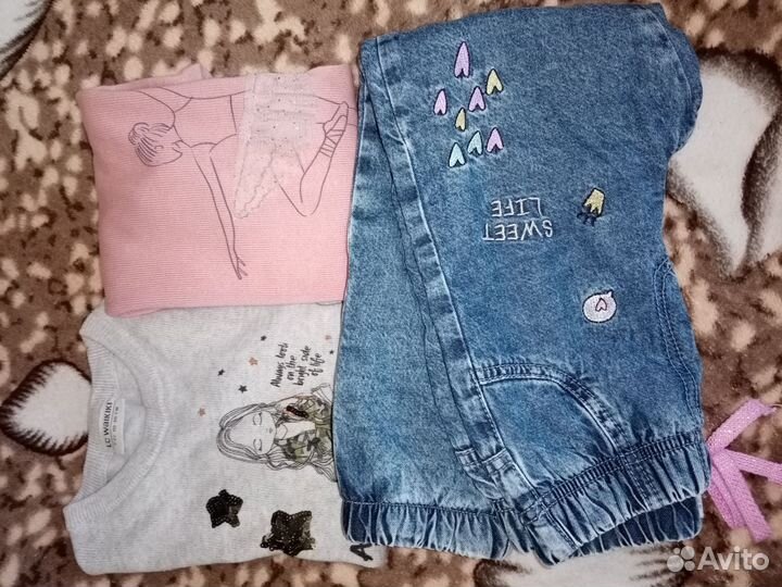 Пакет одежды для девочки р 110 - 116