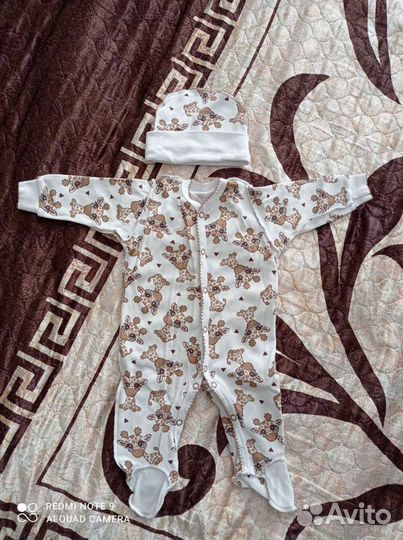 Детский конверт на выписку