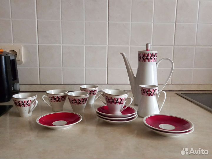Сервиз кофейный фарфор freiberger porzellan