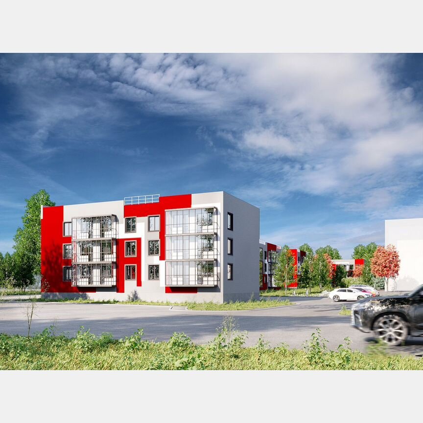 1-к. квартира, 41,3 м², 2/3 эт.