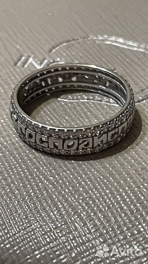 Кольцо серебро 925