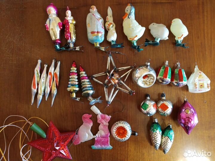 Елочные игрушки СССР, 50-60 гг