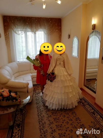Платье свадебное + аксесуары