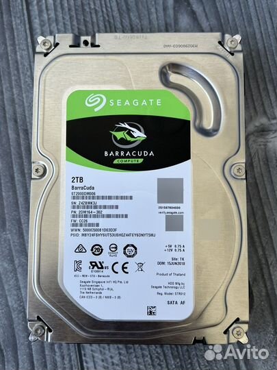 Жесткий диск 2TB 3.5