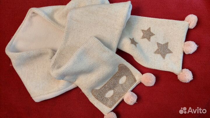 Комплект шапка, шарф, перчатки