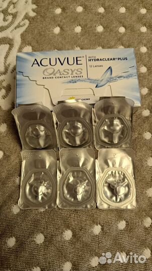 Контактные линзы Acuvue Oasys