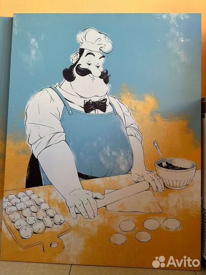 Большие картины для кафе, столовой