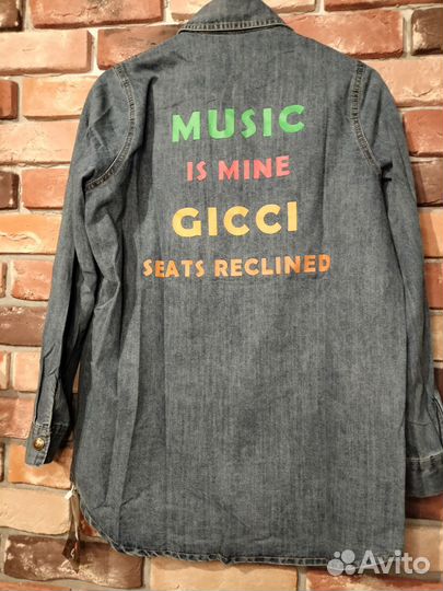 Рубашка джинсовая (Gucci)