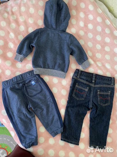 Джинсы mothercare,толстовка и спортивные штаны