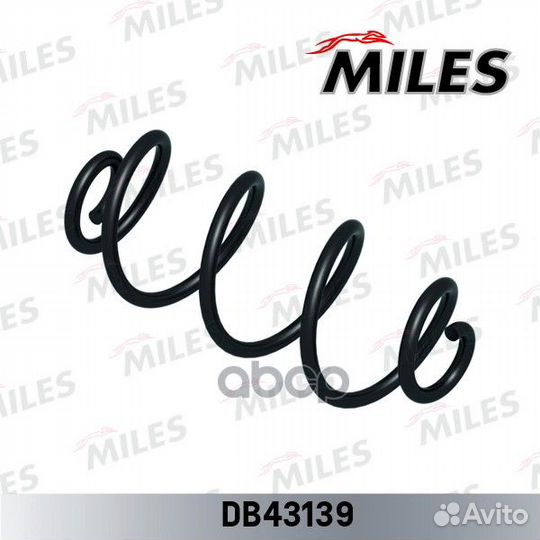 Пружина подвески opel astra G 98-04 задняя db43