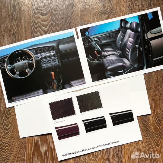 Дилерский буклет Volkswagen Golf VR6 mk3