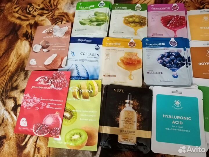 Тканевые маски для лица