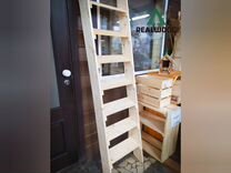 Лестница чердачная деревянная, хвоя