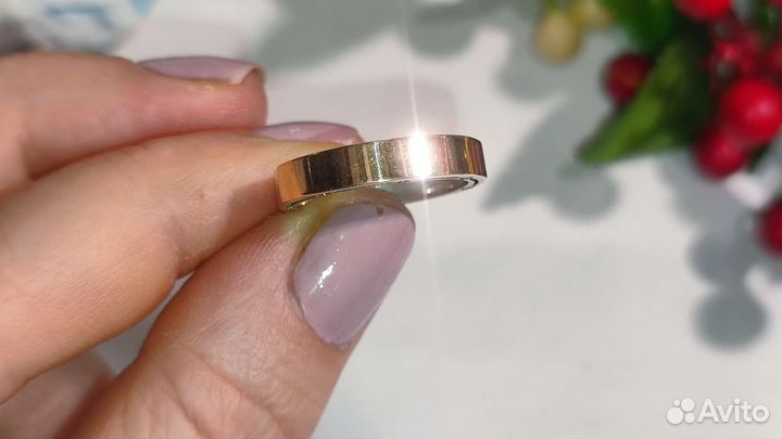 Сверкающее кольцо хюз, 16,5 р-р, 925/золото 375