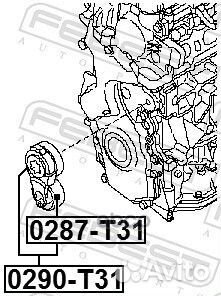 Ролик натяжной 0287-T31 0287-T31 Febest