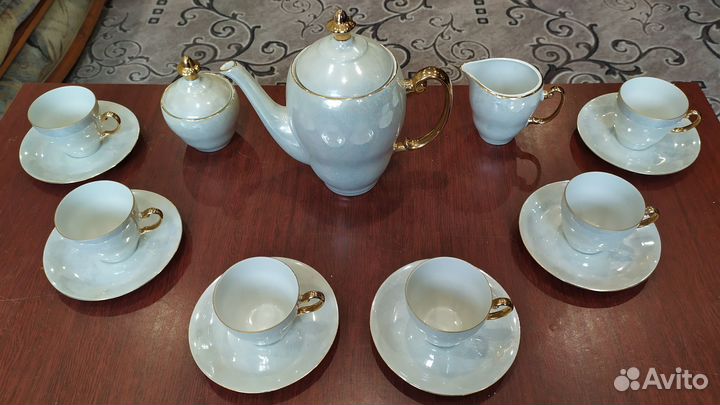 Сервиз кофейный фарфоровый