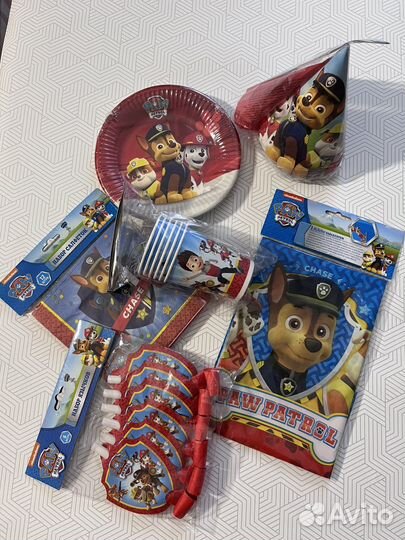 Набор посуды для дня рождения на 6 персон