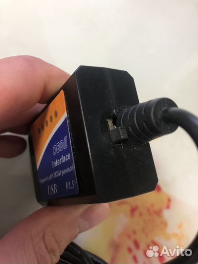 ELM327 USB сканер с переключателем
