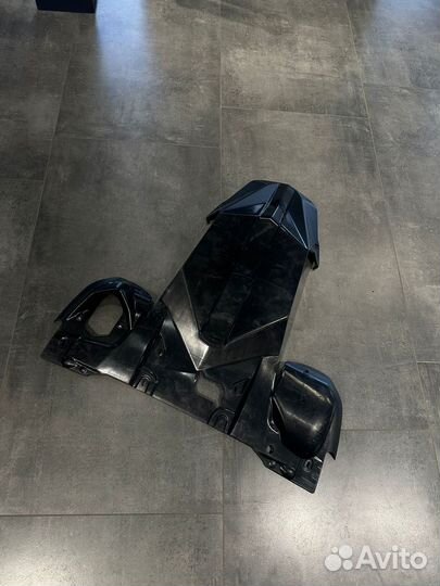 Защита днища Ski-doo REV Gen4 black (широкая платф