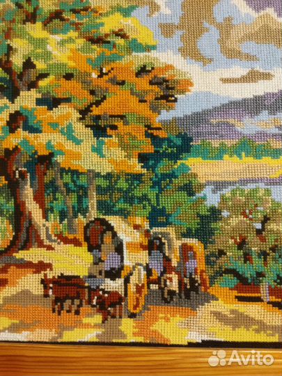 Картина вышитая крестиком