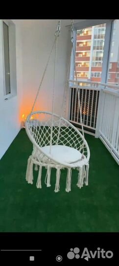 Садовые качели подвесные