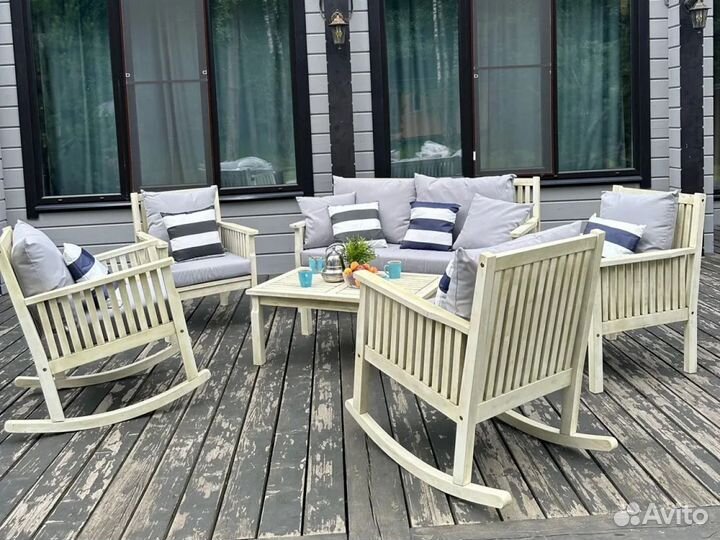 Садовая мебель из дерева