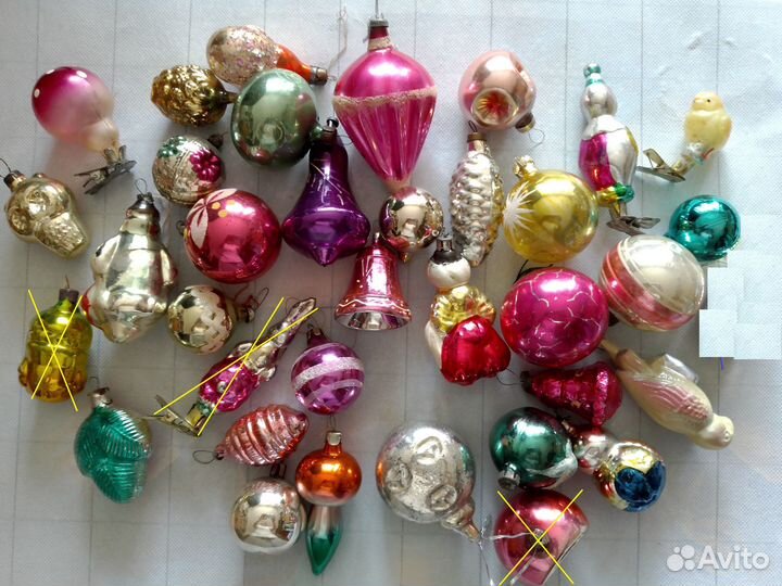 Ёлочные игрушки СССР