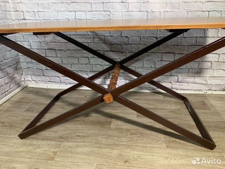 Стол складной из массива дерева