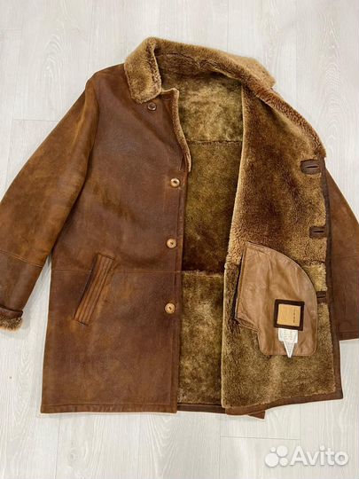 Дубленка натуральная мужская 52 54