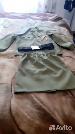 Детский военный костюм для девочки