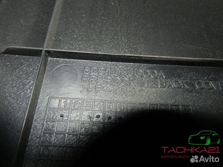 Обшивка двери задней правой nissan X-Trail T31