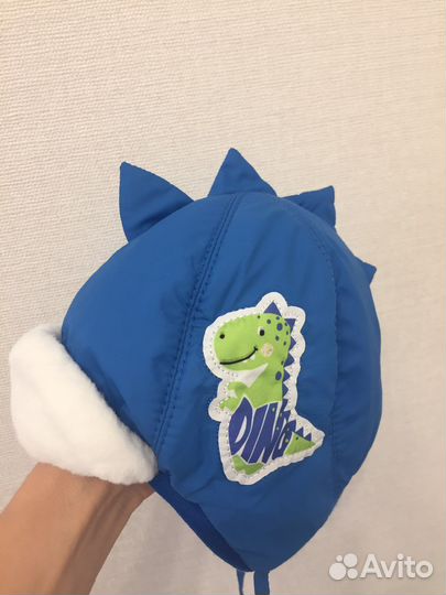 Шапка для мальчика зимняя 44