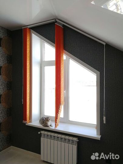 Жалюзи вертикальные наклонные