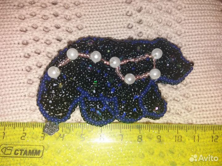Брошь из бисера 