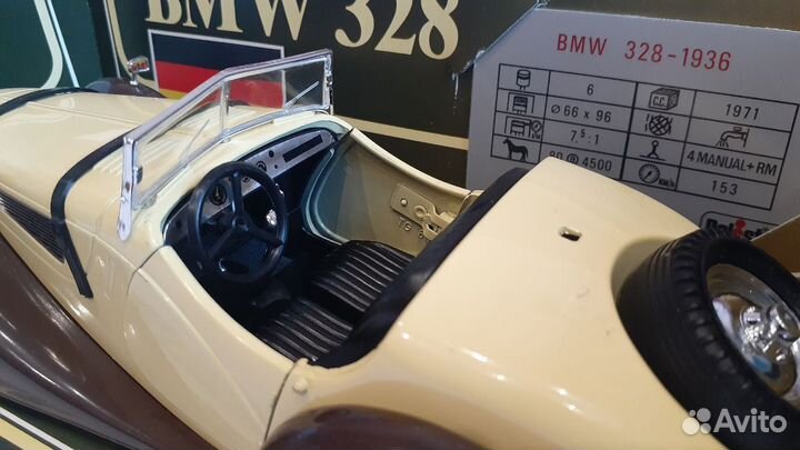 BMW 328 polistil 1:18 раритет