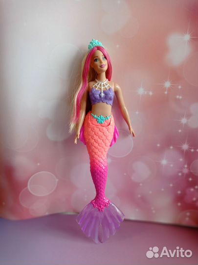 Красивая кукла Барби Mattel русалка dreamtopia