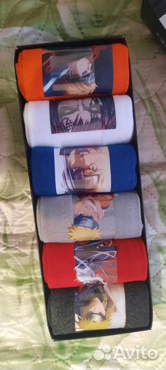 Носки с принтом аниме