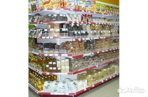 Стеллаж островной с торцевыми полками