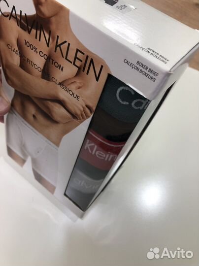 Трусы мужские боксеры calvin klein M.L.XL
