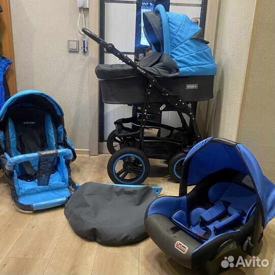 Коляска 3 в 1 babyton rocky