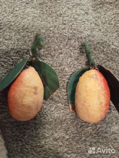 Ватные елочные игрушки СССР