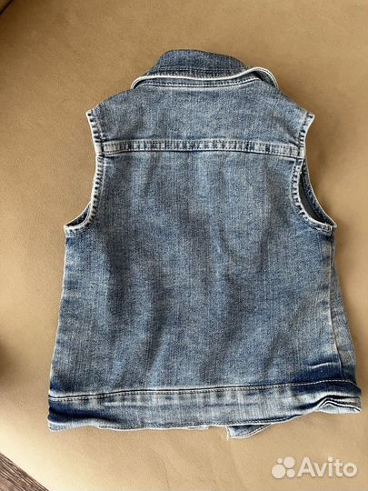 Жилетка джинсовая