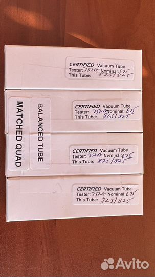 Квартет ламп E88CC gold pin NOS