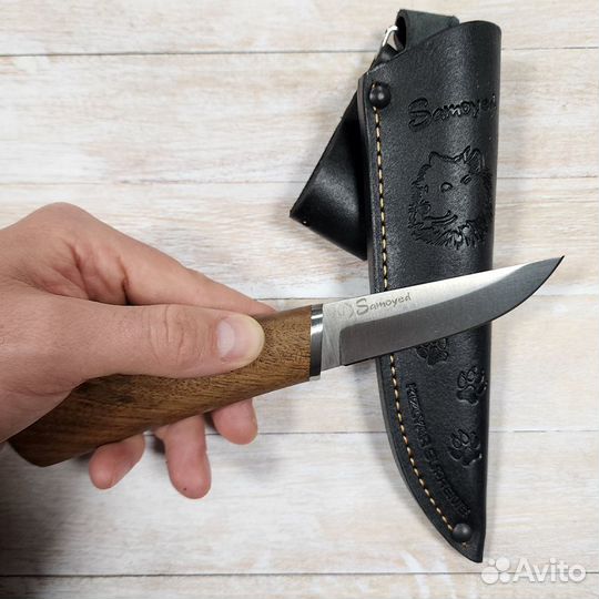 Нож нескладной samoyed ст.N690 (SW WH LS) (Kizlyar