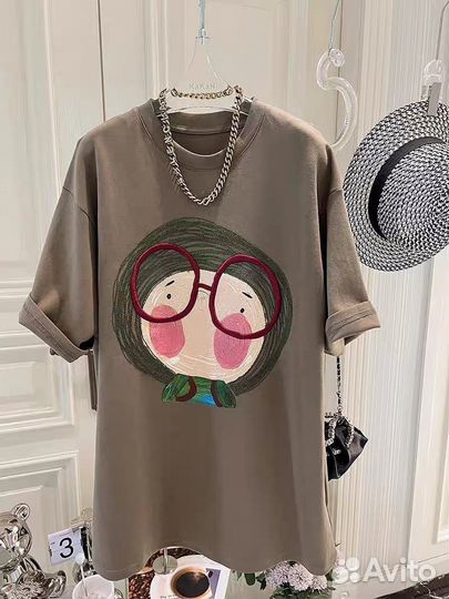 Футболка женская большой размер