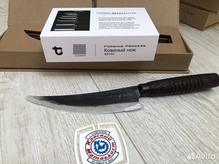 Нож кованный кухонный обвалочный