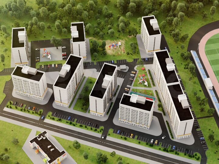 2-к. квартира, 52,7 м², 8/10 эт.