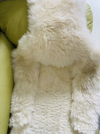Накидка в авто из овчины