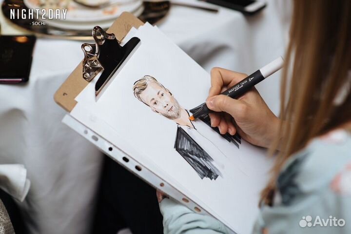 Шаржист на мероприятие